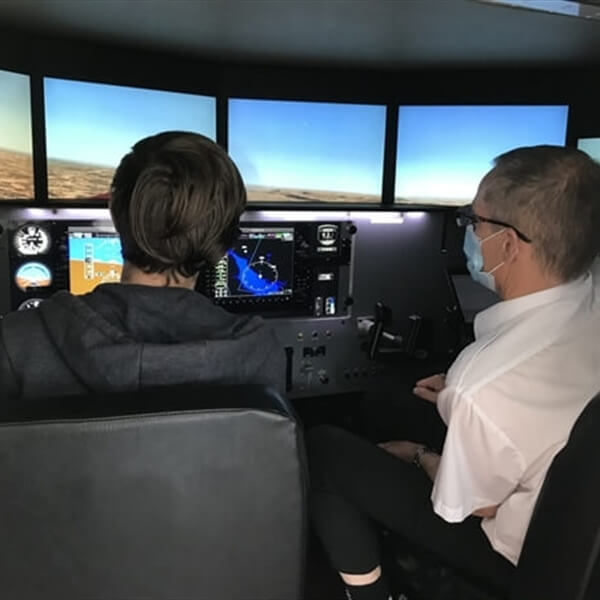 Customer Photo of 'Wings for Warriors' Full Motion Flight Simulator